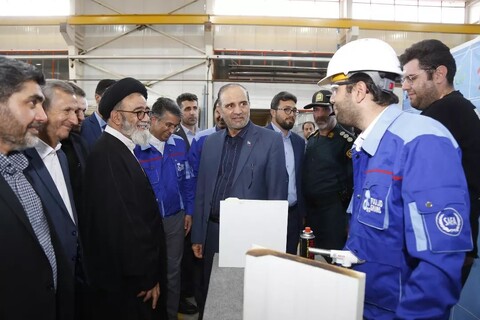 افتتاح واحدهای صنعتی و پروژه های عمرانی شرکت شهرک های صنعتی آذربایجان شرقی