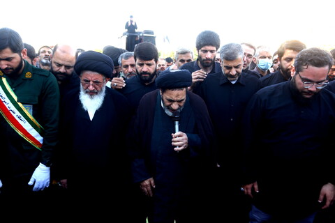 تشییع شهید مدافع حرم در درچه اصفهان