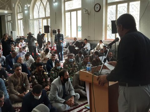 تصاویر/ مراسم بزرگداشت شهدای دولت  در مدرسه علمیه کمالیه خرم آباد