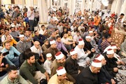 حضور پرشور مصری ها در مراسم ابتهال خوانی در مسجد امام حسین(ع) + تصاویر