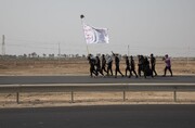 بالصور/ مواصلة المسير نحو قبر سيد الشهداء (ع)