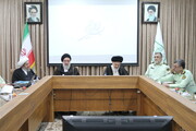 Photo/ Qom Seminary Scholar’s Community Meeting with Iranian Police Chief Brigadier General Ashtari
