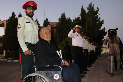 تصاویر/ آیین استقبال و وداع با پیکر مطهر شهید مدافع امنیت «محمد جواد رحیمی» در سمنان