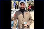 ویدئوی ارسالی حجت‌الاسلام وکیل‌پور از مسیر نجف به کربلا