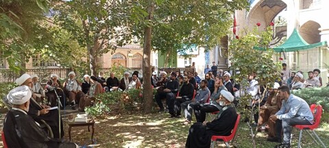 تصاویر/ مراسم سوگواری امام حسن عسکری(ع) در مدرسه علمیه طالبیه