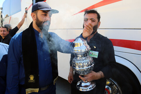 اعزام خادمان موکب آستان مقدس حضرت معصومه(س) به عراق