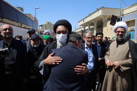 اعزام خادمان موکب آستان مقدس حضرت معصومه(س) به عراق