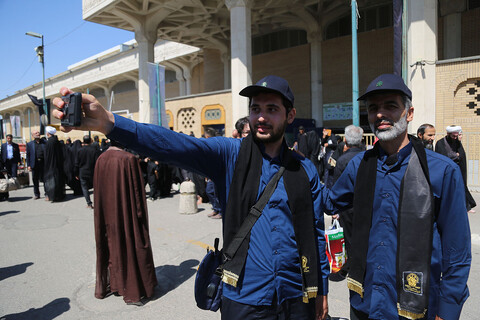 اعزام خادمان موکب آستان مقدس حضرت معصومه(س) به عراق