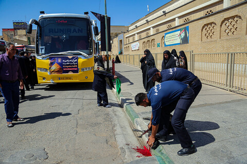 اعزام خادمان موکب آستان مقدس حضرت معصومه(س) به عراق