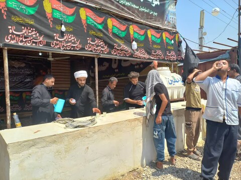 حضور مبلغان دفتر تبلیغات اسلامی در جمع زائران اربعین حسینی