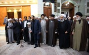 تجدید میثاق رئیس و اعضای مجلس خبرگان رهبری با آرمان های امام خمینی(ره)