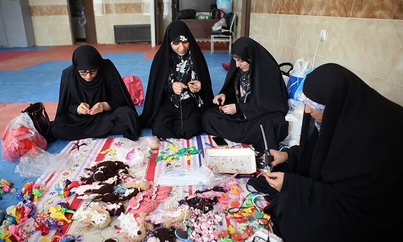 فعالیت فرهنگی و تبلیغی بانوان مبلغه استان قزوین در موکب های اربعین