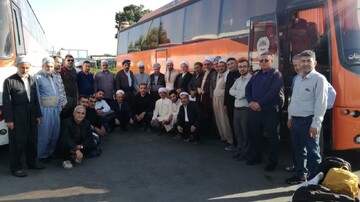 حرکت کاروان‌های اهل سنت از سراسر کشور برای حضور در مراسم اربعین + عکس