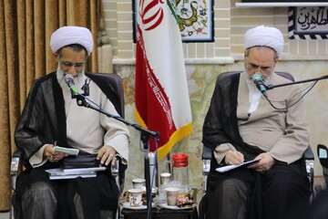 تصاویر/ جلسه شورای مشورتی و پشتیبانی حوزه علمیه چهارمحال و بختیاری با حضور آیت‌الله اعرافی