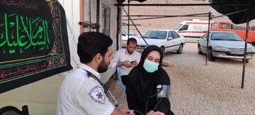 ارائه خدمات پزشکی دانشگاه علوم پزشکی کاشان به زائران اربعین