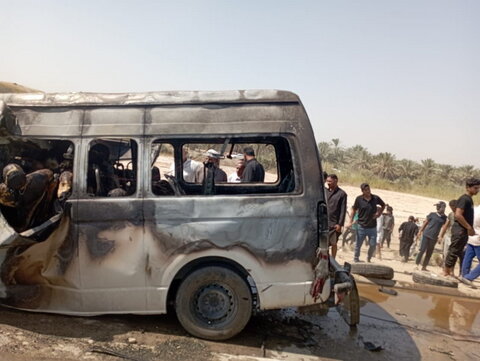 انفجار در پمپ بنزین شوملی عراق