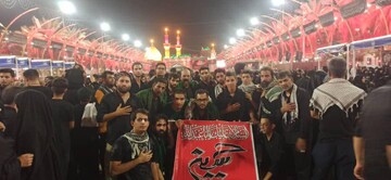 فیلم|عزاداری هیئت 14معصوم(ع) یزد در کربلا