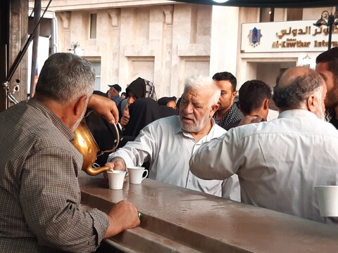 تصاویر:پذیرایی موکب العباس کاشان درنجف اززاءرین اربعین حسینی