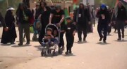 فیلم | هدایای رضوی برای زائران کوچک حسینی در اربعین
