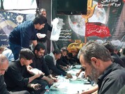 تصاویر / پذیرایی موکب نیروگاه بیستون کرمانشاه از زائرین اربعین