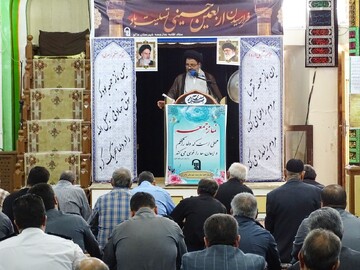 تصاویر/ آیین عبادی سیاسی نماز جمعه شهرستان ماکو