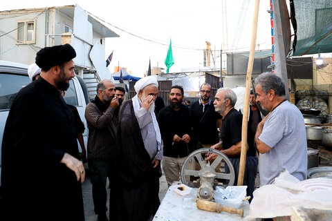 تصاویر/ حضور نماینده ولی فقیه در استان قزوین در برخی از مواکب استان قزوین در کربلای معلی