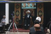 تصاویر/ عزاداری اربعین حسینی در بیت مرحوم آیت‌الله العظمی فاضل لنکرانی