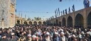 تصاویر/ پیاده روی جاماندگان اربعین حسینی در قزوین
