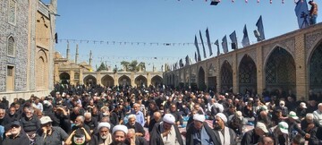 تصاویر/ پیاده روی جاماندگان اربعین حسینی در قزوین