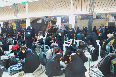 تصاویر / پذیرایی از زائرین اربعین حسینی در موکب 1080 - حرم حضرت معصومه(س)