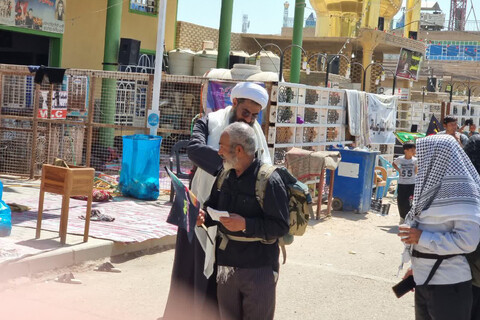 تصاویر / حضور امام جمعه همدان در مراسم پیاده روی اربعین