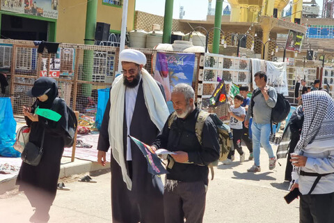تصاویر / حضور امام جمعه همدان در مراسم پیاده روی اربعین