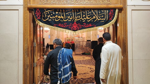 تصاویر / حال و هوای مسجد کوفه در اربعین حسینی