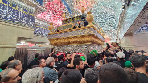 تصاویر / عزاداران حرم امام حسین (ع) در اربعین حسینی