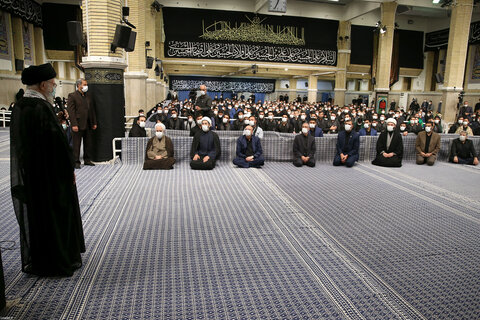 مراسم عزاداری اربعین حسینی با حضور رهبر انقلاب