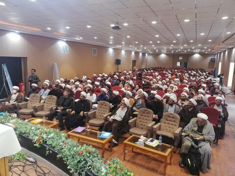 تصاویر/ اولین همایش روحانیون و طلاب شاغل و اثرگذار آموزش و پرورش در اردوگاه شهید باهنر تهران