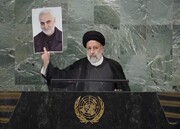 ایران کے صدر نے اقوام متحدہ کے اجلاس میں شہید قاسم سلیمانی کی تصویر کو کیا بلند