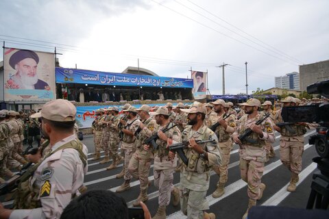 تصاویر/ رژه نیروهای مسلح در شهرستان ارومیه