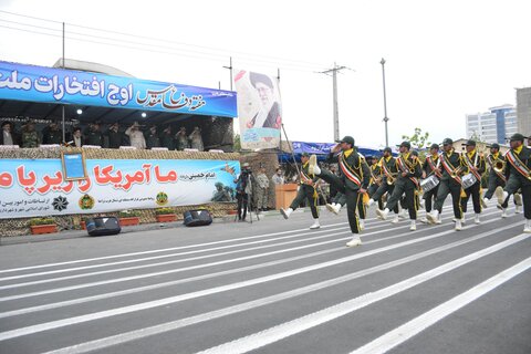 تصاویر/ رژه نیروهای مسلح در شهرستان ارومیه