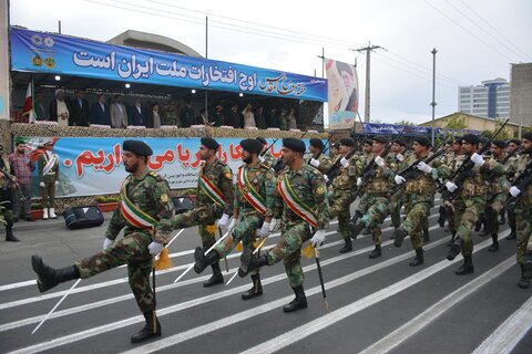 تصاویر/ رژه نیروهای مسلح در شهرستان ارومیه