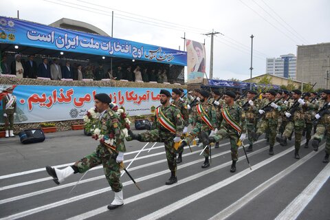 تصاویر/ رژه نیروهای مسلح در شهرستان ارومیه