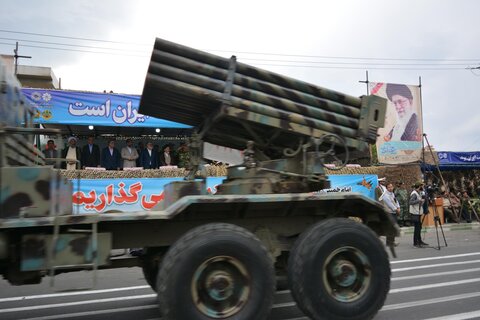 تصاویر/ رژه نیروهای مسلح در شهرستان ارومیه