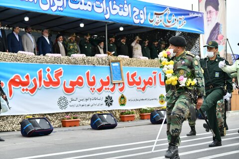 تصاویر/ رژه نیروهای مسلح در شهرستان ارومیه