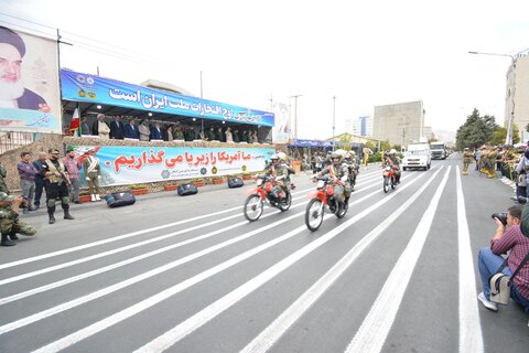 تصاویر/ رژه نیروهای مسلح در شهرستان ارومیه