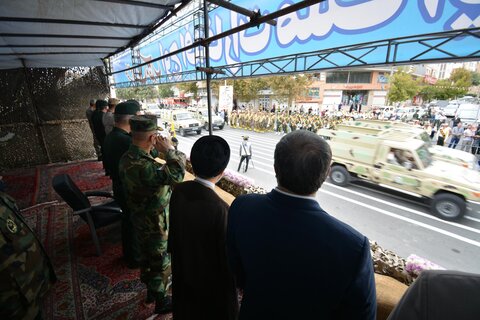 تصاویر/ رژه نیروهای مسلح در شهرستان ارومیه