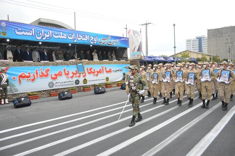تصاویر/ رژه نیروهای مسلح در شهرستان ارومیه