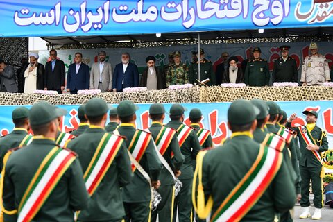 تصاویر/ رژه نیروهای مسلح در شهرستان ارومیه