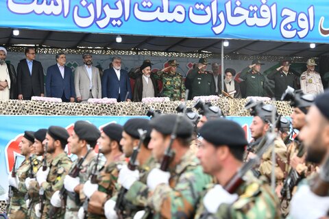 تصاویر/ رژه نیروهای مسلح در شهرستان ارومیه