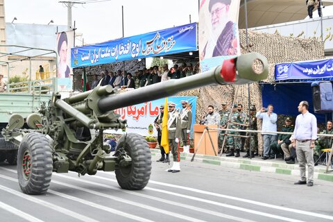 تصاویر/ رژه نیروهای مسلح در شهرستان ارومیه