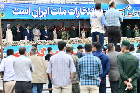 تصاویر/ رژه نیروهای مسلح در شهرستان ارومیه